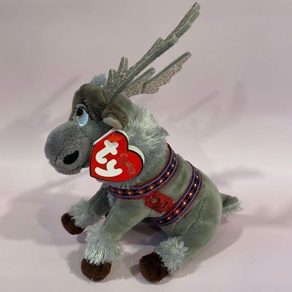 TY Sparkle SVEN Frozen Disney plush stuffed animal 11” Beanie Baby Sparkle - Picture 2 of 9